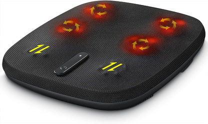 Nekteck Foot Massager with Heat, HSA Eligible FSA Massage Tools Gifts | Shiatsu Heated Electric Kneading Foot Massager Machine for Plantar Fasciitis, Built-in Infrared Heat Function and Power Cord