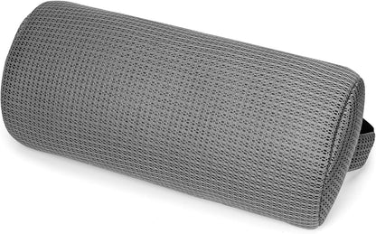 Headrest Pillow for Lounge Chair & Spa-Breathable 3D Mesh Quick-Dry Neck Support Bolster with Elastic Band for Beach, Poolside, Bath Tub, and Office Chair (1 PC Spa Pillow)