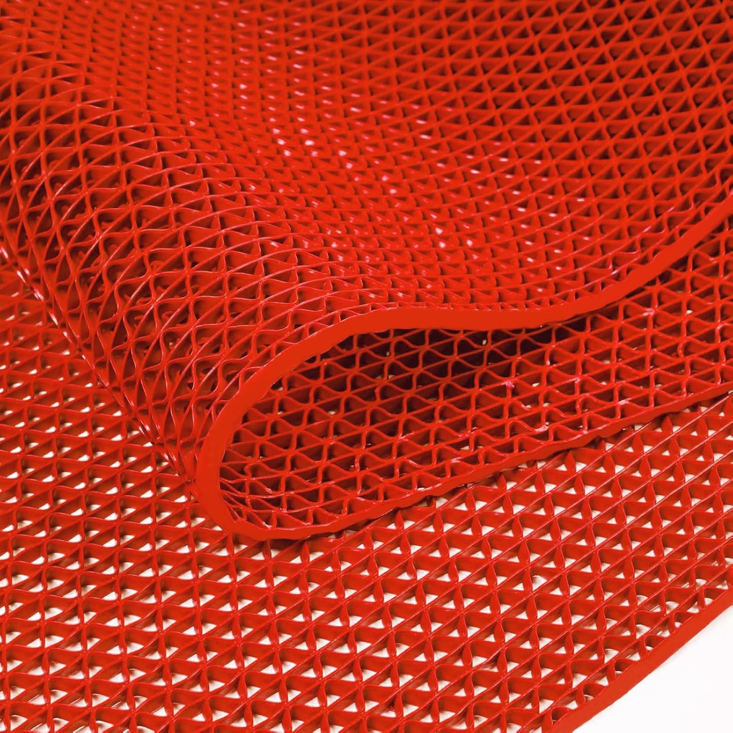 WochiTV Non Slip Drainage Mats PVC Pool Floor Mat 0.23'' Thick Outdoor Indoor Parking Space Mat for Bathroom Garage Basement Backyard Commercial Kitchen 3x16.6Ft