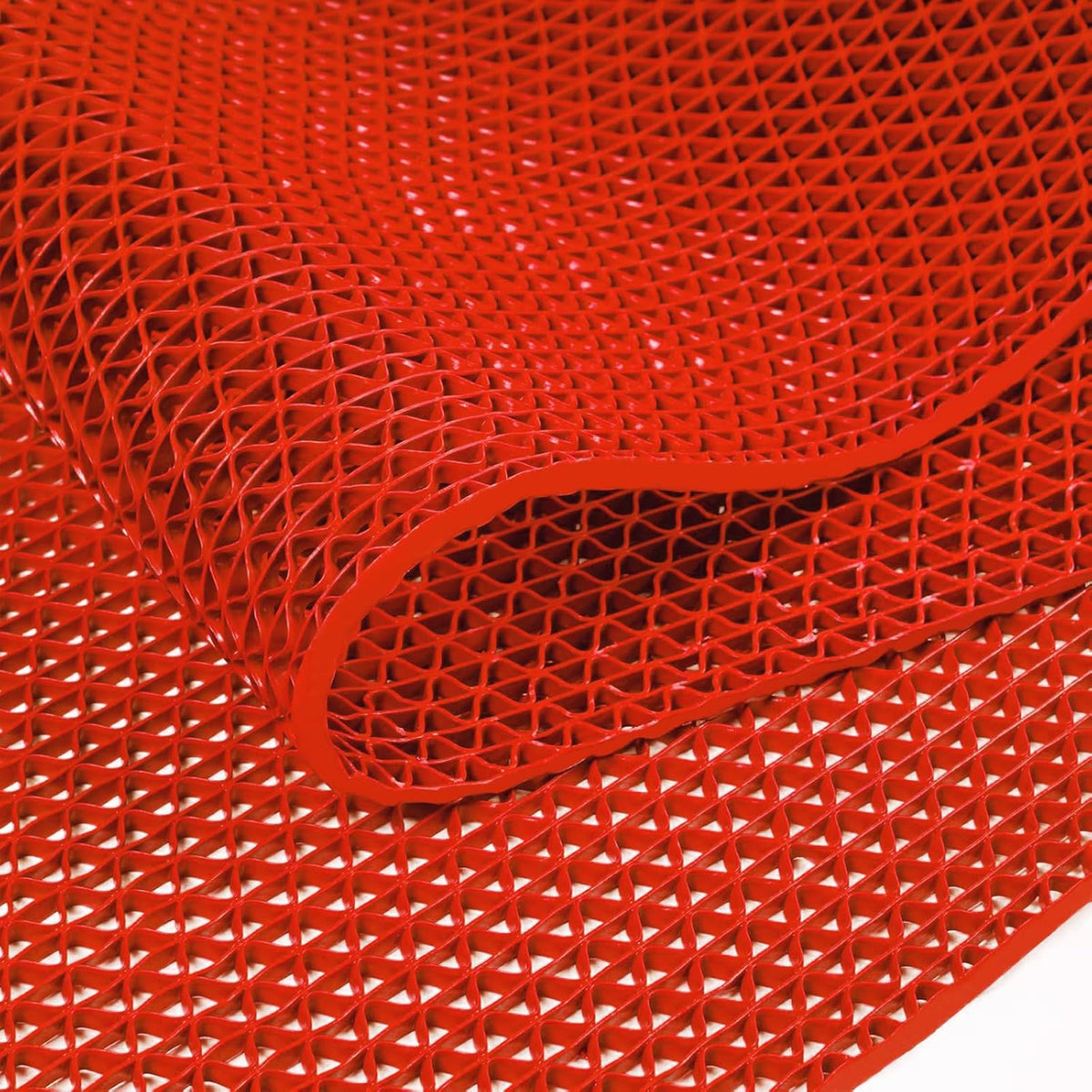 WochiTV Non Slip Drainage Mats PVC Pool Floor Mat 0.23'' Thick Outdoor Indoor Parking Space Mat for Bathroom Garage Basement Backyard Commercial Kitchen 3x16.6Ft