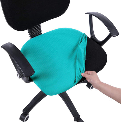 Smiry Office Computer Chair Armrest Covers, 2PCs Anti-dust Arm Rest Pad | Removable Washable Desk Chair Arm Pad Covers, Grey