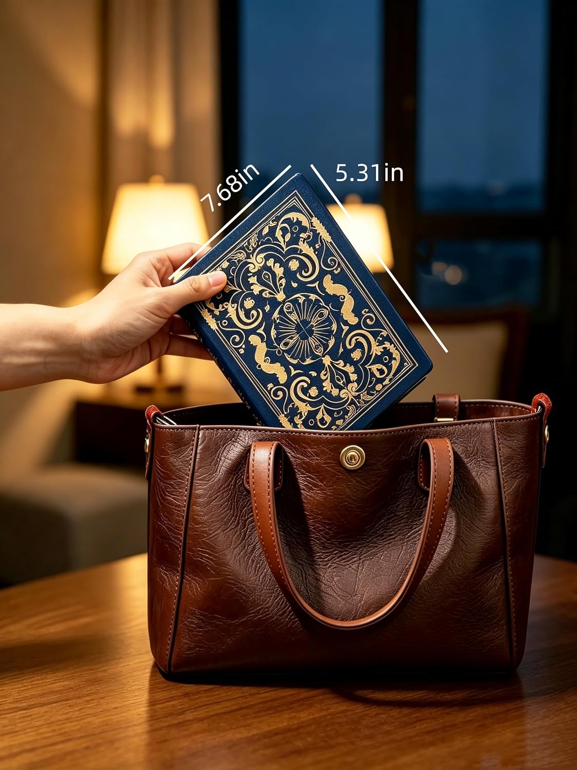 Book Lamp for Book Lovers Gifts-3 Color Lights,LED Ambient Lighting,Portable Foldable Paper Desk Lamp for Night Reading (Gold)