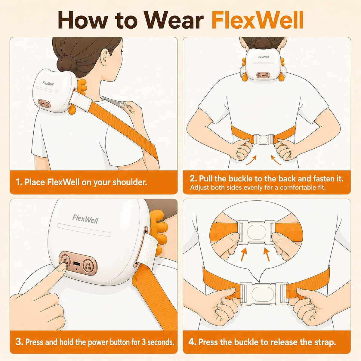Neck Massager with Heat,Deep Tissue Massager for Pain Relief,Green