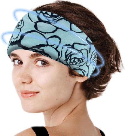 Crimmy Migraine Relief Cap, Headache Ice Pack Headband, Cold Face Eye Mask