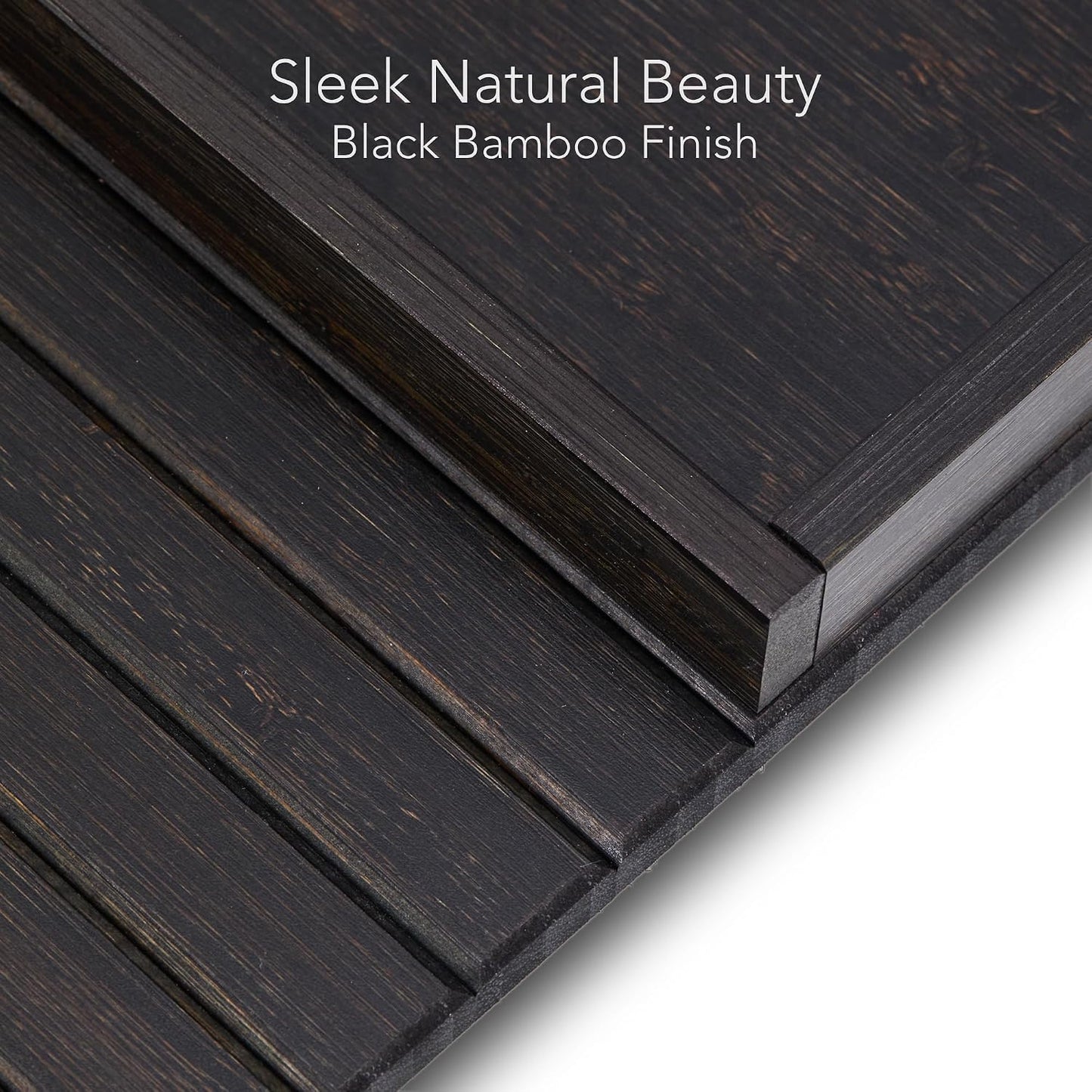 DETOR Couch Arm Tray with Spacious 12.4" x 5.4" Storage Box, Walnut Bamboo Finish, Enhanced Non-Slip Felt Bottom, Sturdy Bamboo Slats, Fits Armrests 6" and Wider