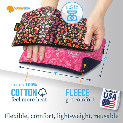 SunnyBay Heating Pad, Neck and Shoulder Wrap, 6x11 inch, Pink