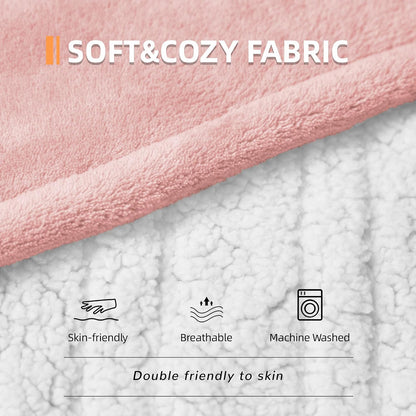 Heated Blanket 50x60”, 3 Hours Auto-Off Electric Blanket, Grey