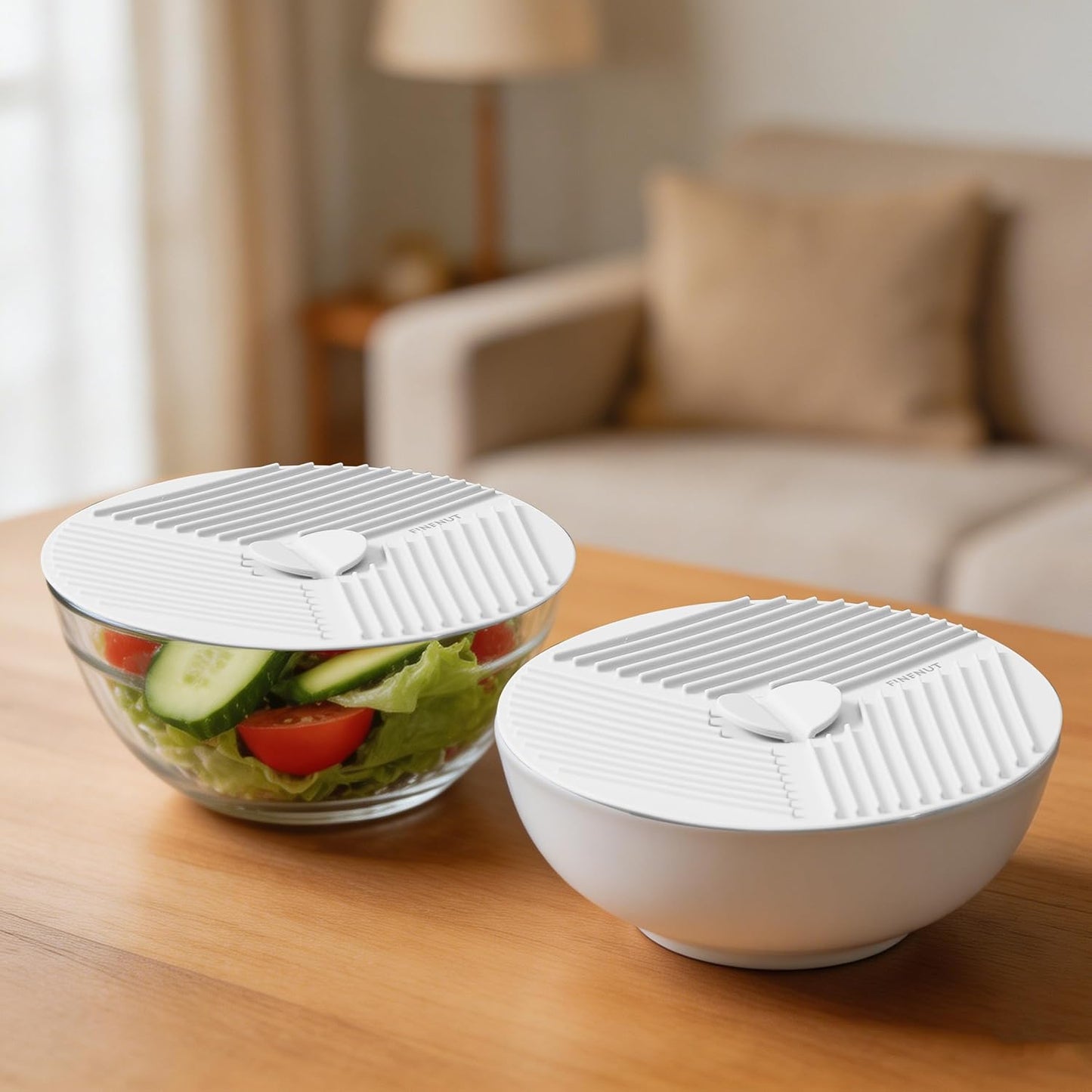 Silicone Lids for Bowls 3 Pack 6/8/10 Inch, Microwave Splatter Cover Food Storage Universal Multi-Use Pot Holders Trivet Mats, Heat Resistant Dishwasher Safe for Pans Plates Cups