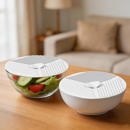Silicone Lids for Bowls 3 Pack 6/8/10 Inch, Microwave Splatter Cover Food Storage Universal Multi-Use Pot Holders Trivet Mats, Heat Resistant Dishwasher Safe for Pans Plates Cups