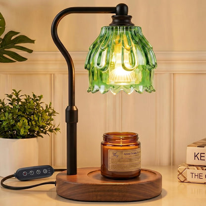 Candle Warmer Lamp with Timer and Wireless Remote Control, Dimmable Candle Warmer for Jar Candles, Height Adjustable Wax Melts Warmer, Mothers Day Birthday Gift for Women, House Warming New Home Decor