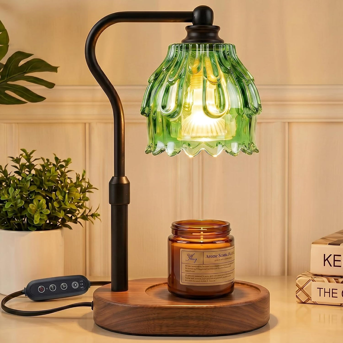 Candle Warmer Lamp with Timer and Wireless Remote Control