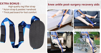 Blanket Lifter for Feet of Bed; Bed Cradle for Foot for Arthritis and Sensitive Ankle Toes; Leg Knee Surgery Recovery; Leg Foot Elevation Aids After Surgery; Leg Lifter Strap Included