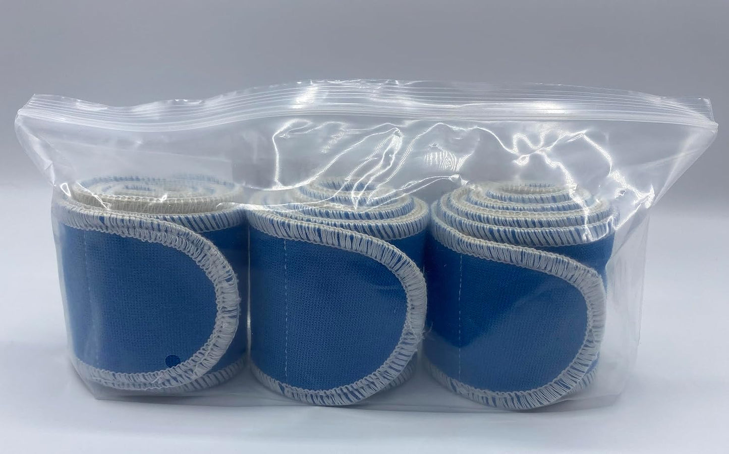 Therapeutic Treatment Wrap, 3 Count Pack, Binder Tape Like Wrap, Elastic Stretch, Effectively Holds Moist Heat Packs, Heating Packs, Cold Packs and Electrodes in Place (2.5" W x 24" L)
