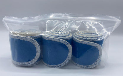 Therapeutic Treatment Wrap, 3 Count Pack, Binder Tape Like Wrap, Elastic Stretch, Effectively Holds Moist Heat Packs, Heating Packs, Cold Packs and Electrodes in Place (2.5" W x 24" L)