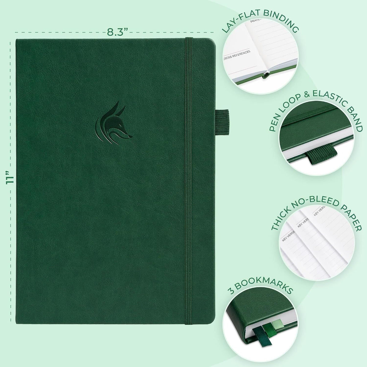 Clever Fox Mental Health & Anxiety Journal CBT Prompts 5.8x8.3 Lavender