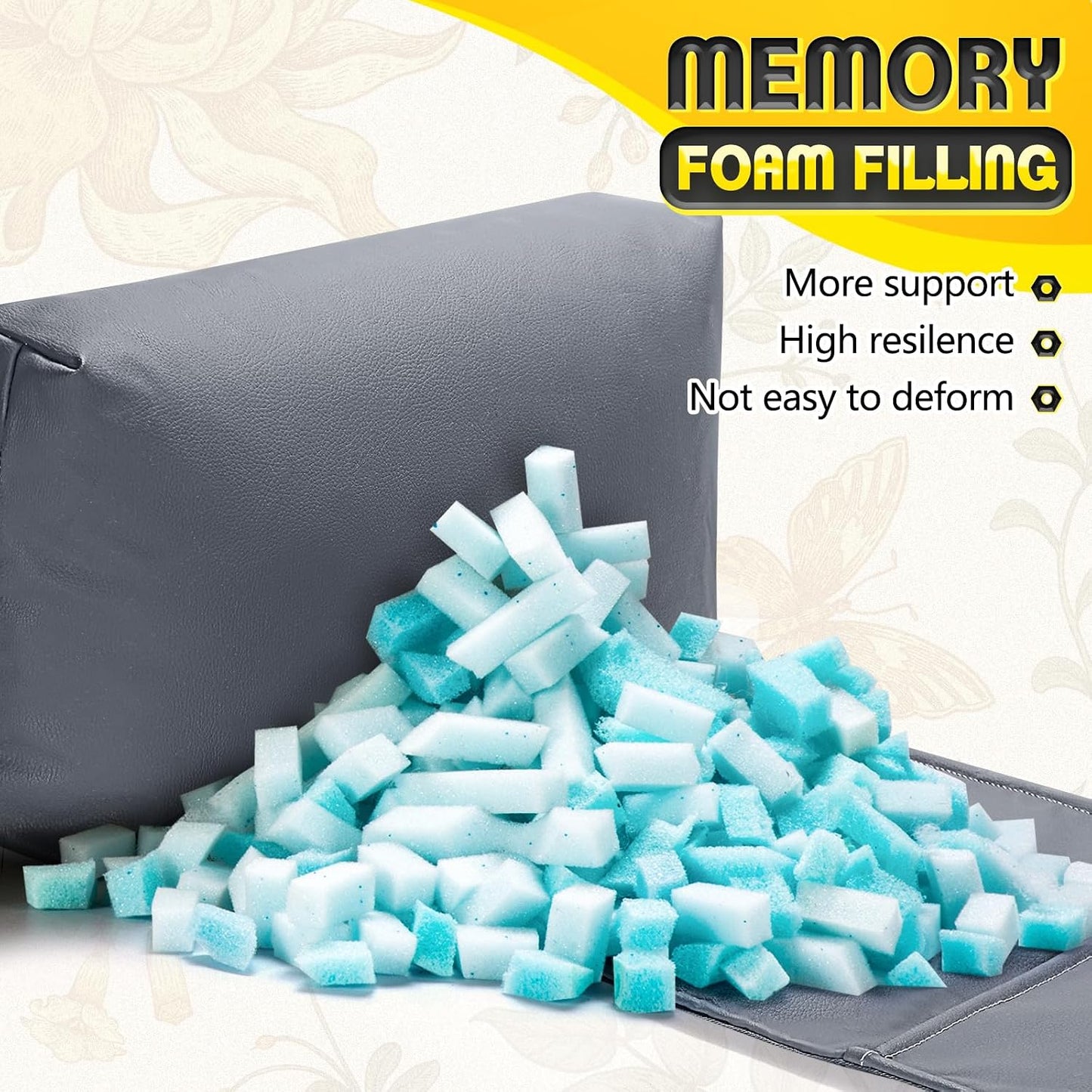 1 MIDDLE ONE Recliner Pillow, Memory Foam Head, Headrest and Neck Pillow for Recliner Chair, Small Neck Support for Office Chair (Grey)