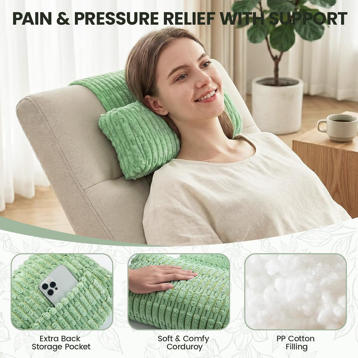 Recliner Pillow, Adjustable Neck Pillow for Recliner Chair