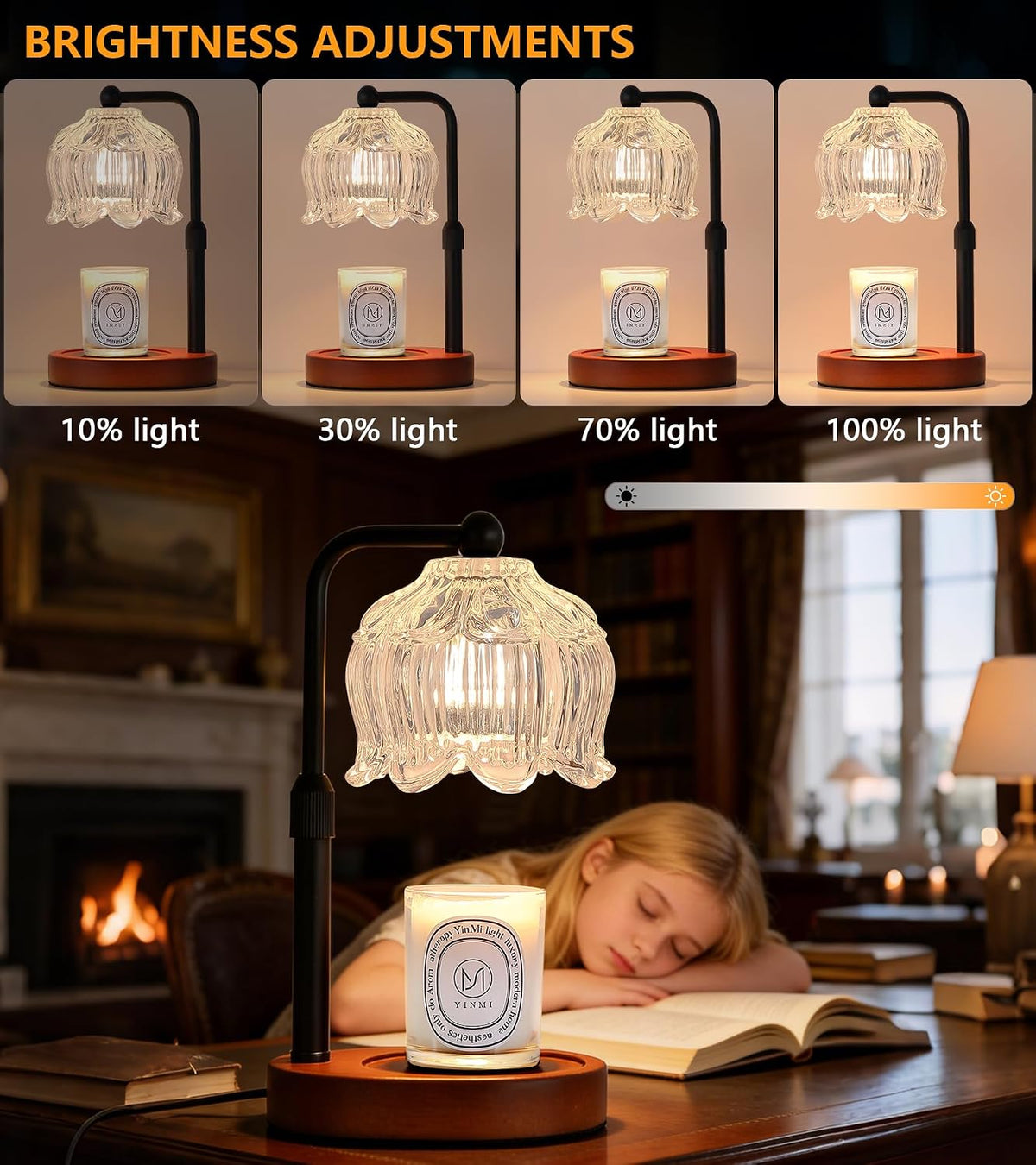 MEXISUE Candle Warmer Lamp with Timer, Bird Candle Warmer Lamp with Jar Candles,Wax Melt Warmer for Housewarming Gift, Birthday Mother's Day Valentines Gifts for Women,Mom,Sister,Bedroom Decor