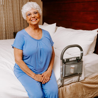 Lunderg Storage Bag for Bed Assist Rail - Replacement or Extra Bag | Lightweight & Perfect to Store Your Glasses, Remote, or Magazines