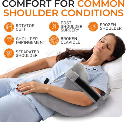 Shoulder Pillow - Arm & Rotator Cuff Pillow - Post Shoulder Surgery Support