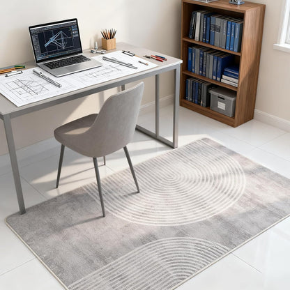 Electric Heated Carpet 35x55in Soft Plush Heating Rug 450W CX | Instant Warmth in 30s, 60 Heat Levels 12h Timer, Energy Efficient Safety Protection Ideal for Home Office Playroom 120V