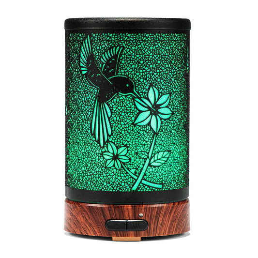 ASAWASA Diffusers for Essential Oils with Multicolor Night Light (Bird)