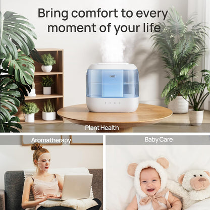 DREO 4L Humidifiers for Bedroom, 36H Runtime, 28 dB Quiet, HM311