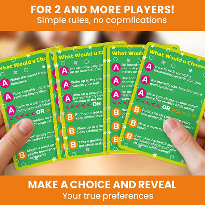 Travel Card Game for Teens, Kids, Adults - Party Games for Family Nights