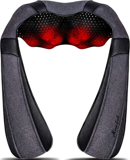 Shiatsu Neck and Back Massager with Heat for Pain Relief Deep Tissue Gifts