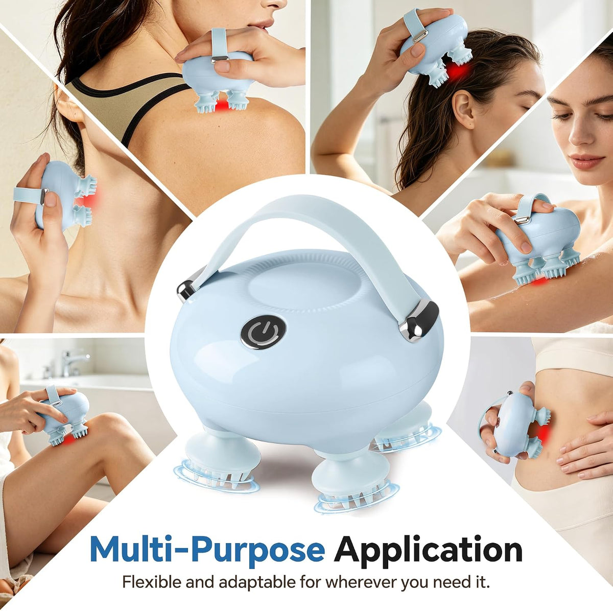 Scalp Massager, Head Massager Scalp with Tangle-Resistant Design