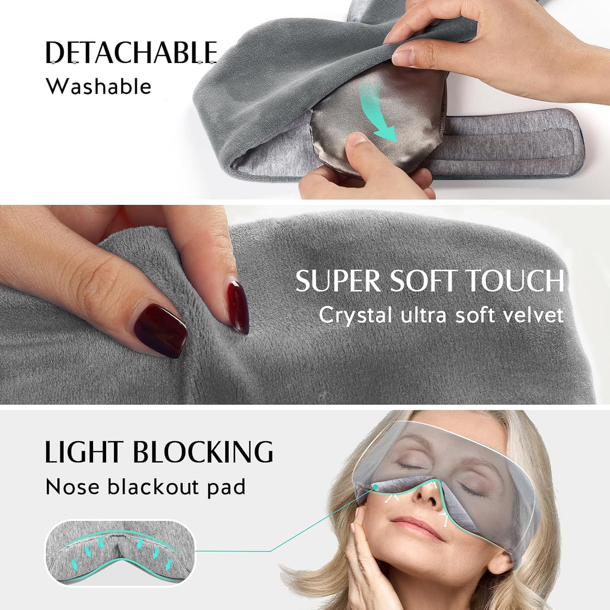 YFONG Heated Eye Mask, Warm Eye Compress Mask for Dry Eyes, Sleep Mask