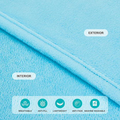 IFNOW Fleece Wearable Blanket with Sleeves, Oversized Snuggle Robe