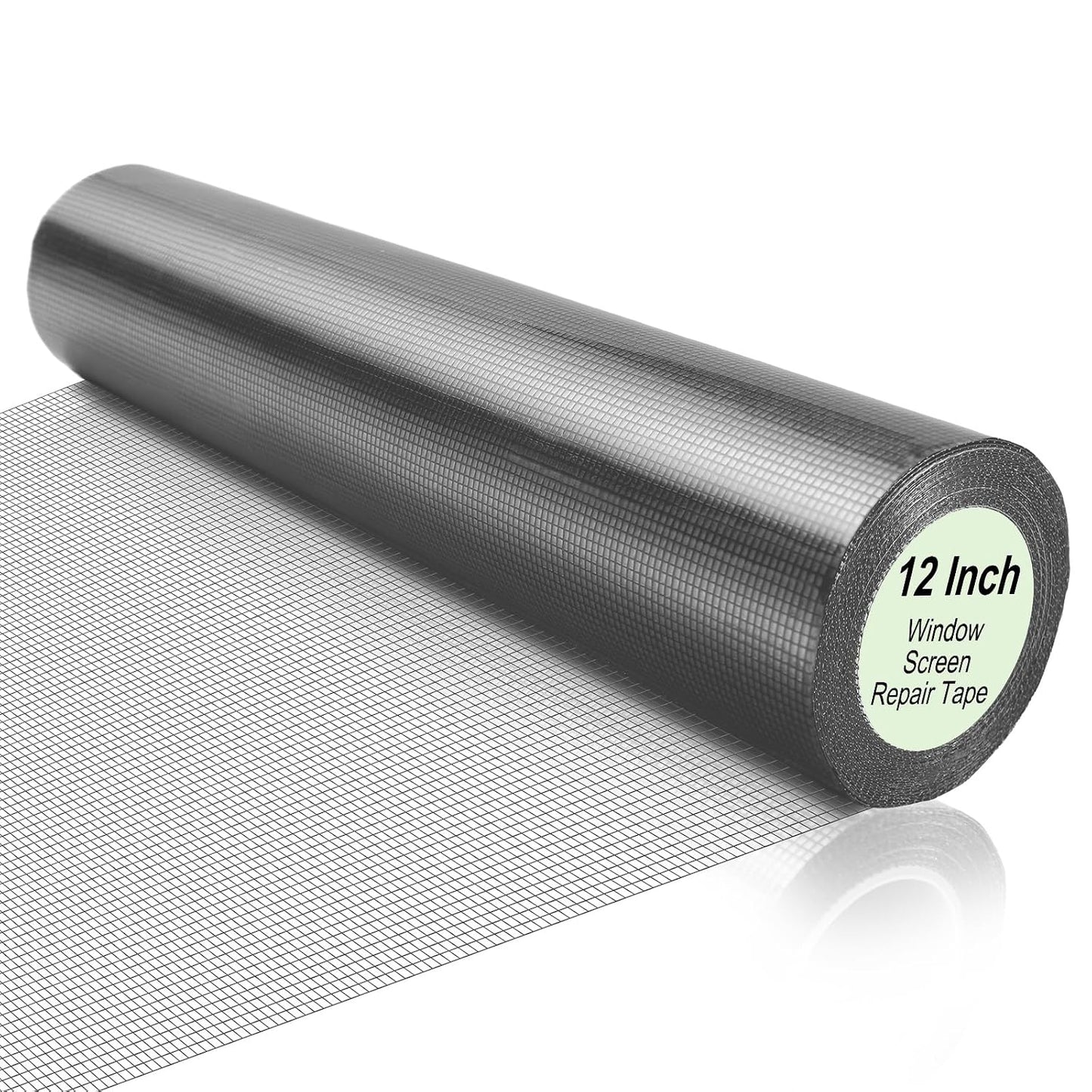 CroBlissful 5 Inch X 20 ft Extra Wide Window Screen Tape Mesh Repair, Gray | Strong Adhesive, Waterproof Fiberglass, Screen Repair Kit Patch, for Window Door Tears Holes