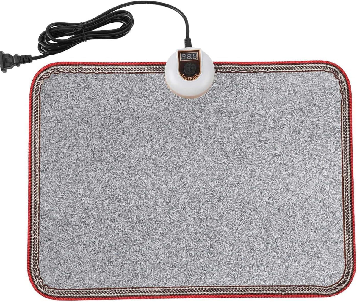 Livtribe Heated Floor Mat for Foot, Carbon Crystal Heated Foot Warmer