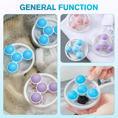 3PCS Washing Machine Hair Filter Mesh Bags, Floating Washing Machine Filter Bags, Reusable Lint Catcher for Washing Machine, Washing Machine Lint Catcher for Laundry