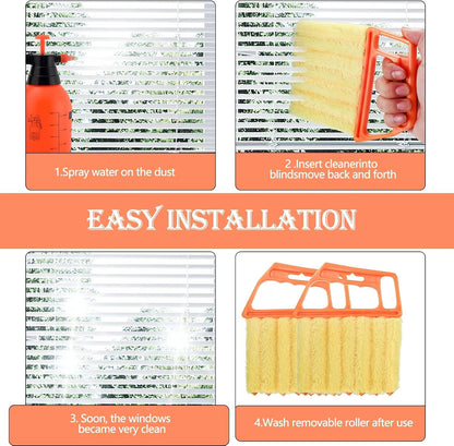 6pcs Window Venetian Blind Cleaner Duster Tool, Blind Duster,dusting Brush | blind cleaner duster tool,blinds cleaner,Air Conditioner, Wood & Vinyl Blinds,for Blinds Air Conditioner Vent Keyboard
