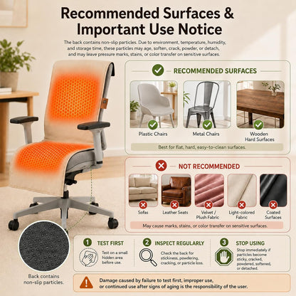 Heated Seat Pad Cushion Extra-Long Chair Heating Pad 10000mAh | Battery Pack, Waterproof 3S Fast Heat for Full Back Hips & Legs, Office Chair, Camping, Fishing & Home