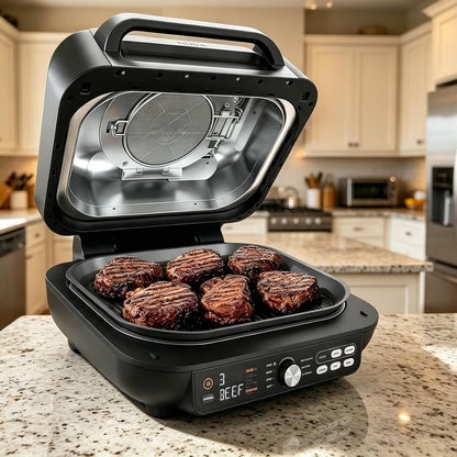 2 Packs Splatter Shield for Ninja IG651 IG600 IG601 Foodi Air Fryer Grill