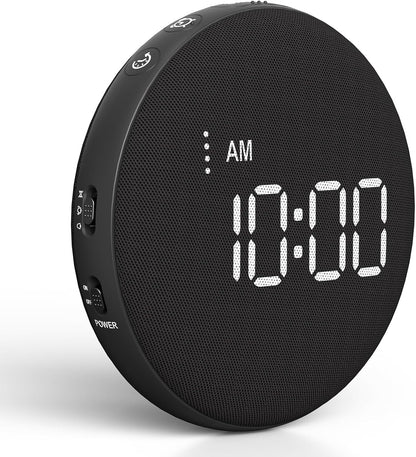 Gianna Loud Alarm Clock with Bed Shaker for Deep Sleepers and Everyday Use
