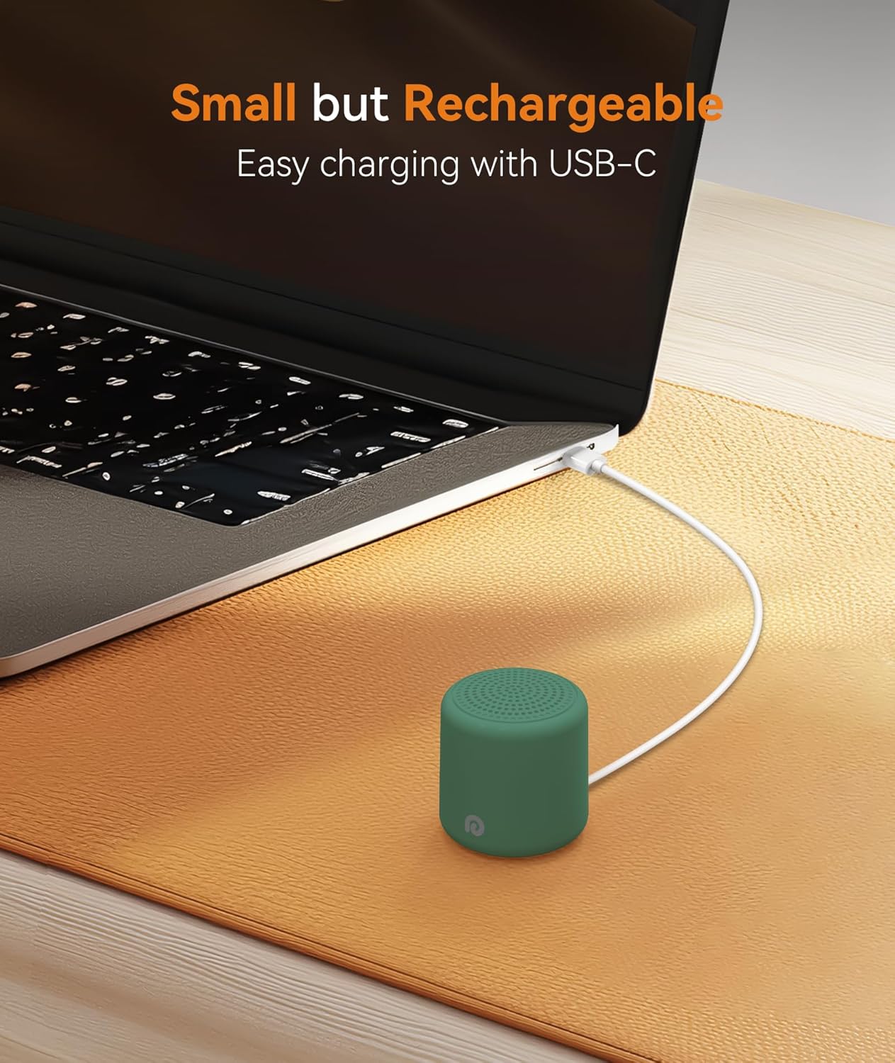 Dreamegg Portable White Noise Machine, 1000mAh Battery, Travel Sleep, Cream | Egg-Sized, 16 Sounds, USB-C, Timer, Baby & Adults, Office Privacy, Gift Use