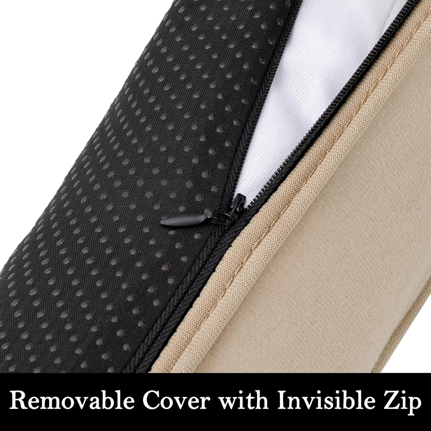 Door Draft Stopper, Removable Washable Cover, 38", Gray | Weighted Gap Filler, Blocks Hot and Cold Air, All-Season Seal, Easy Install, Noise & Wind Blocker, Home Essentials