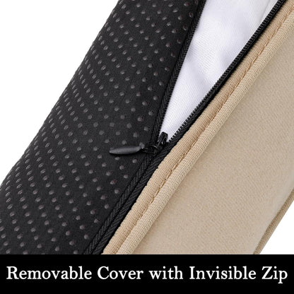 Door Draft Stopper, Removable Washable Cover, 38", Gray | Weighted Gap Filler, Blocks Hot and Cold Air, All-Season Seal, Easy Install, Noise & Wind Blocker, Home Essentials