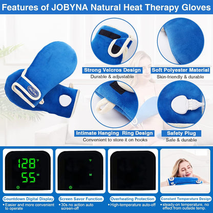 Cordless Foot Warmer with Heat and Massage - Rechargeable Heating Pad for Feet, 3 Temp & Vibration Levels, 60 Min Timer for Plantar Fasciitis, Ankle Pain, Cold Feet at Home, Office, Sleeping