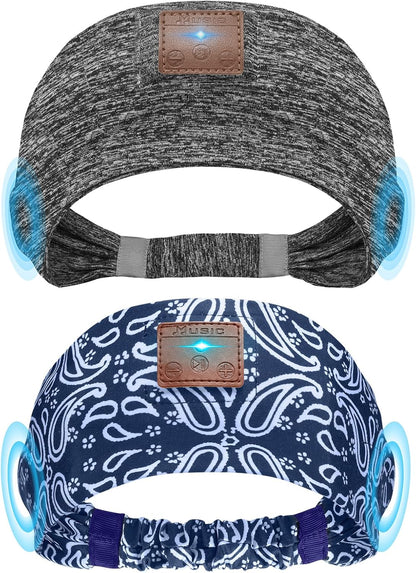 2-Pack Sleeping Headphones, Headband Headphones with Thin Speakers