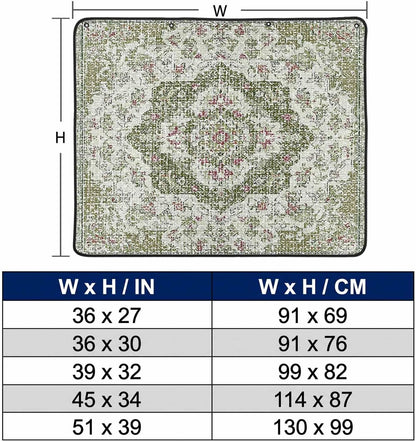 Magnetic Fireplace Cover Grey Medieval Flowers Fireplace Screen Decorative Retro Bohemian Pattern Insulation Fireplace Blocker Save Energy Fireplace Draft Stopper Covers for Living Room 39x32 Inch