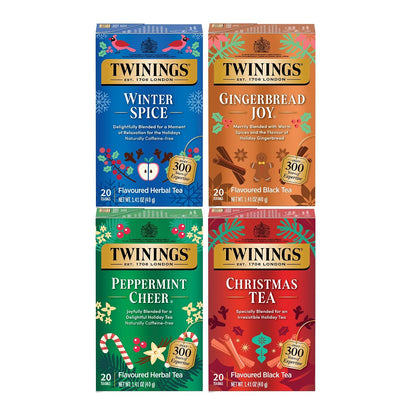 Twinings Mango & Pineapple Herbal Tea Individually Wrapped Bags, 20 Count (Pack of 1), Naturally Caffeine-Free, Enjoy Hot or Iced, 20 Teabags