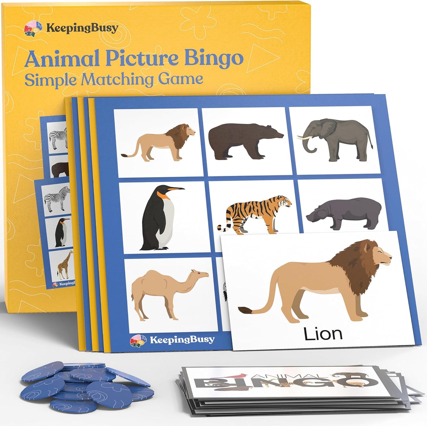 Keeping Busy Expressions Set 1 Dementia Activities for Seniors | Alzheimer Products for Elderly Patients | Fun Memory Game Toy & Cognitive Brain Puzzle for Senior Citizens w/Memory Loss or Alzheimers