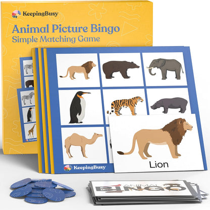 Keeping Busy Expressions Set 1 Dementia Activities for Seniors | Alzheimer Products for Elderly Patients | Fun Memory Game Toy & Cognitive Brain Puzzle for Senior Citizens w/Memory Loss or Alzheimers