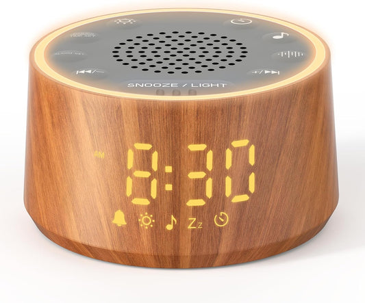 Dreamegg White Noise Machine - Sound Machine for Adult Baby Kid, Noise Machine for Sleeping with 24 Calming Sound, Ambient Nightlight, Continuous or Timer, Loud Sleep Machine for Home Nursery Office