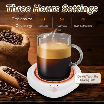 ASAWASA Candle Warmer with Timer Coffee Mug Warmers for Large Jar